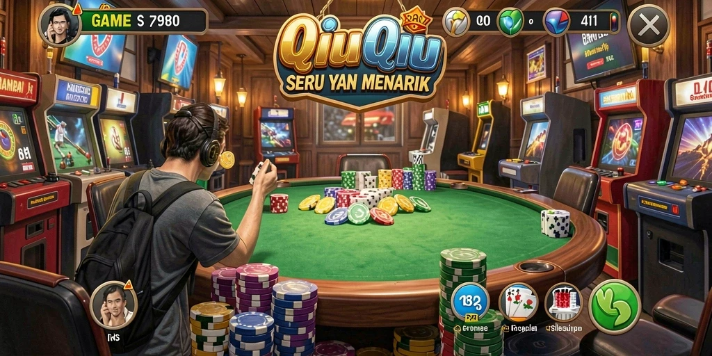 Tampilan gameplay QiuQiu yang seru di 8II.