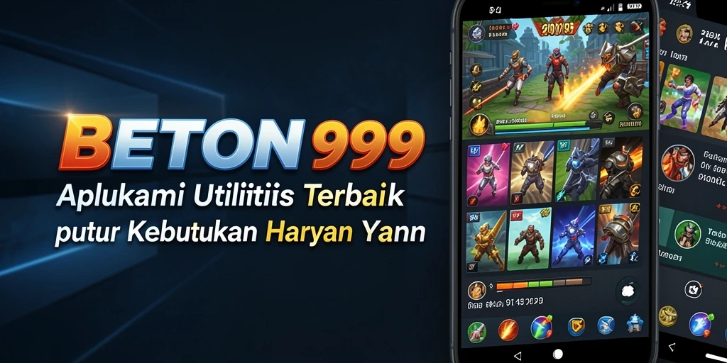 Tampilan antarmuka yang bersih dan mudah digunakan di BETON999