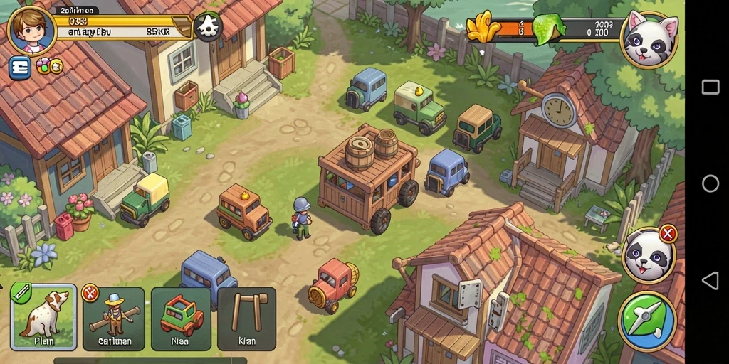 Tampilan gameplay F08 dengan teka-teki menarik yang harus diselesaikan.