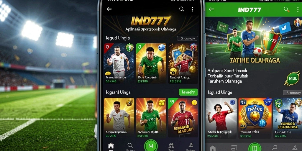 Tampilan gameplay Sportsbook di IND777 yang menarik dan interaktif.