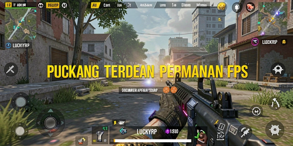 Tangkapan layar gameplay LUCKYRP yang intens dan mendebarkan.