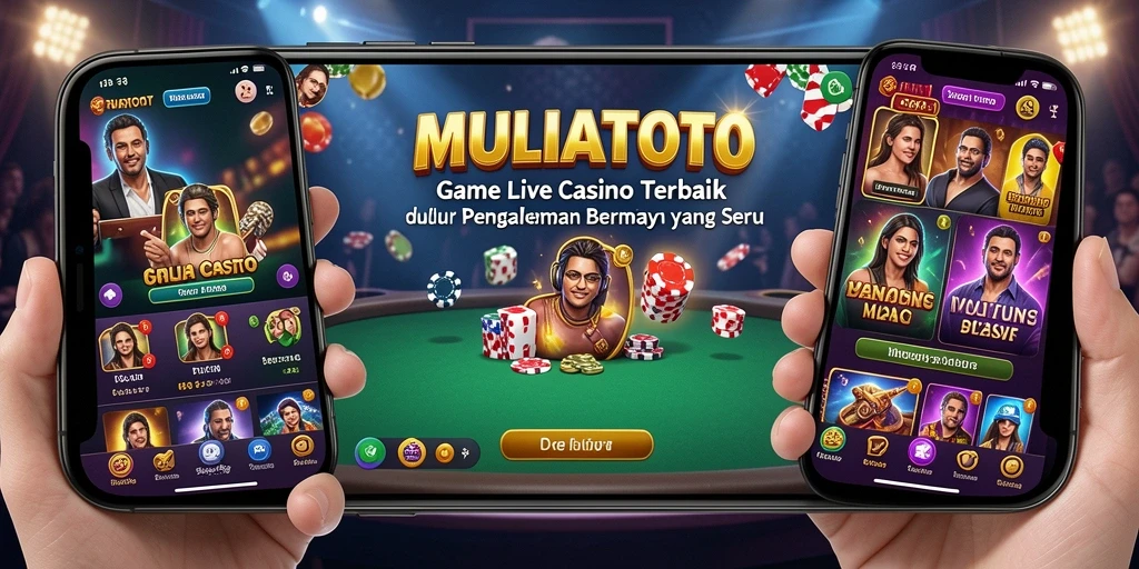 Tampilan gameplay seru dengan dealer langsung di MULIATOTO.