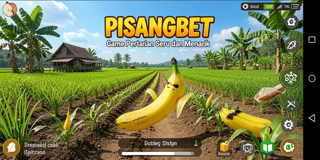Screenshot PISANGBET menampilkan gameplay pertanian yang menarik dan interaktif.