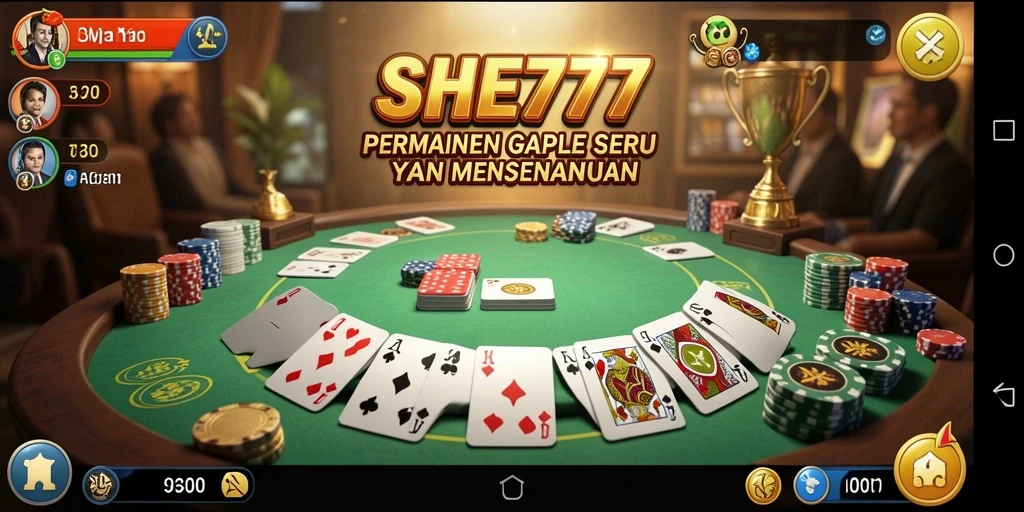 Tampilan gameplay SHE777 yang seru dan interaktif.