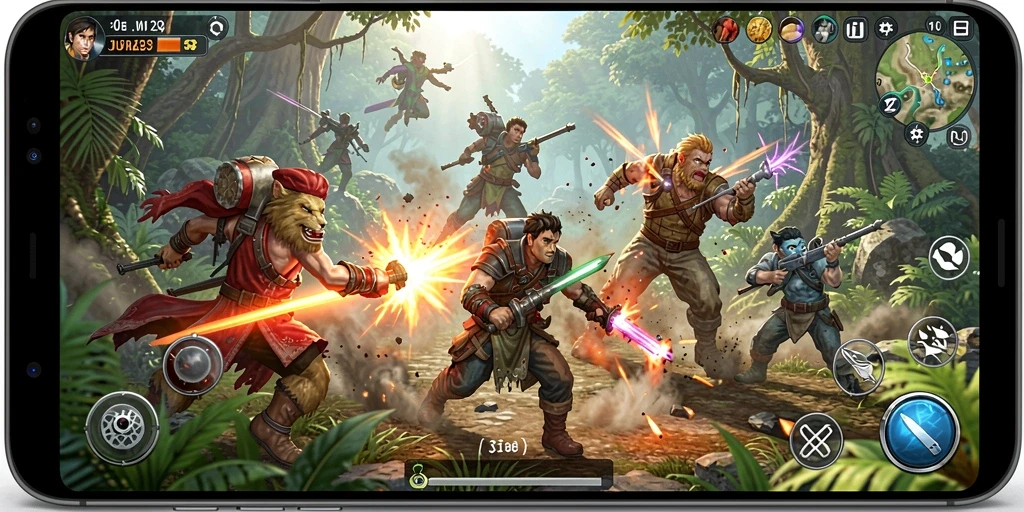 Tampilan gameplay menegangkan dari T6 saat menghadapi musuh.