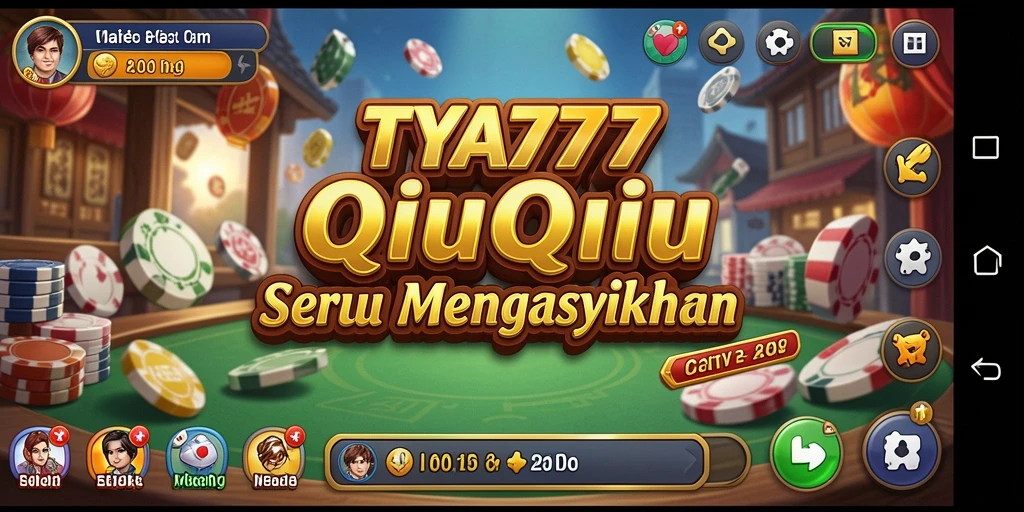 Tampilan gameplay QiuQiu yang seru dan penuh tantangan.