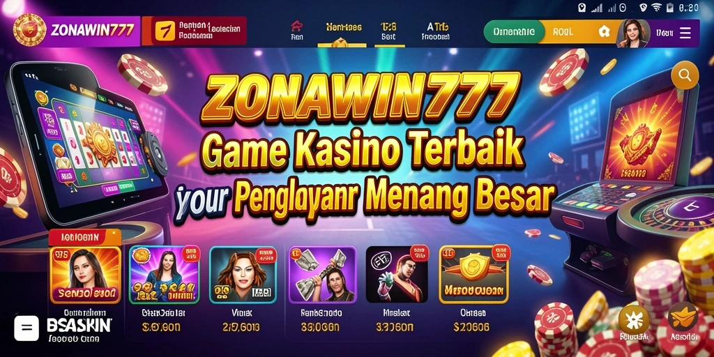 Screenshot gameplay ZONAWIN777 menunjukkan keseruan permainan Kasino.